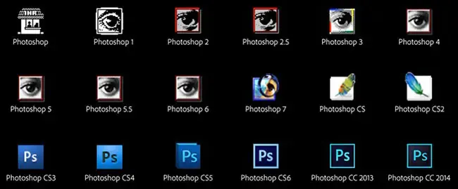 História do Photoshop e suas principais características desde seu lençamento.