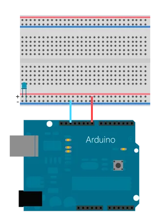 Ligações dos jumpers entre o Arduino e Protoboard