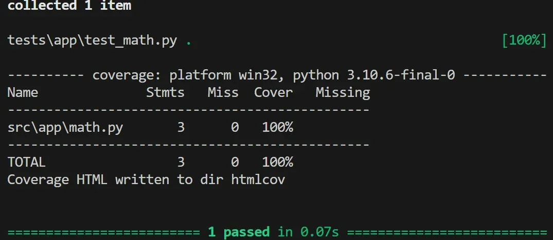 Ignorando blocos de código na cobertura com Pytest-cov.