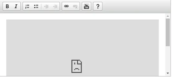 Plugin do Youtube instalado no CKEditor