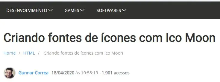 Criando Breadcrumb com HTML e CSS