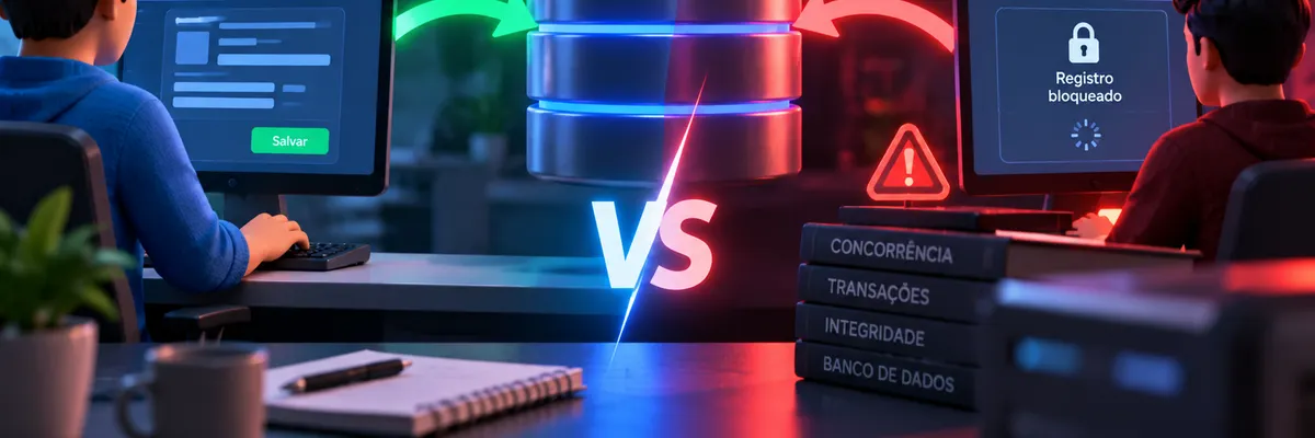 Optimistic vs Pessimistic Locking: Como garantir integridade em sistemas concorrentes