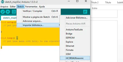 IDE do Arduino