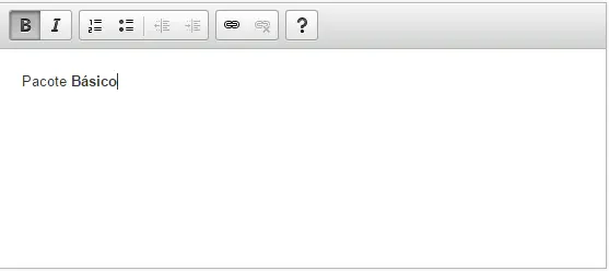 Editor WYSIWYG CKEditor Basic Package