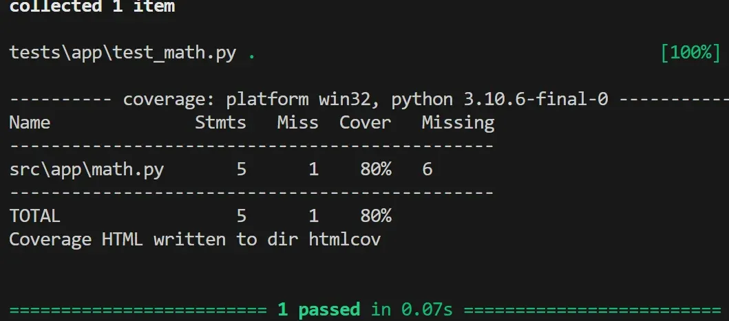 Ignorando arquivos na cobertura de testes com Pytest-cov.