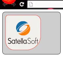 Border radius css aplicado em algumas bordas.