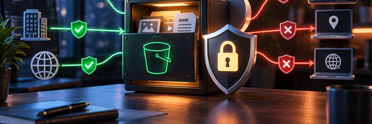 AWS S3: Criar política de proteção por IP ou Domínio