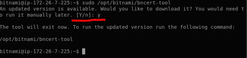 Instalado o bncert-tool