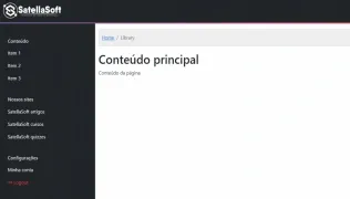 Dashboard para área administrativa com Bootstrap gratuita