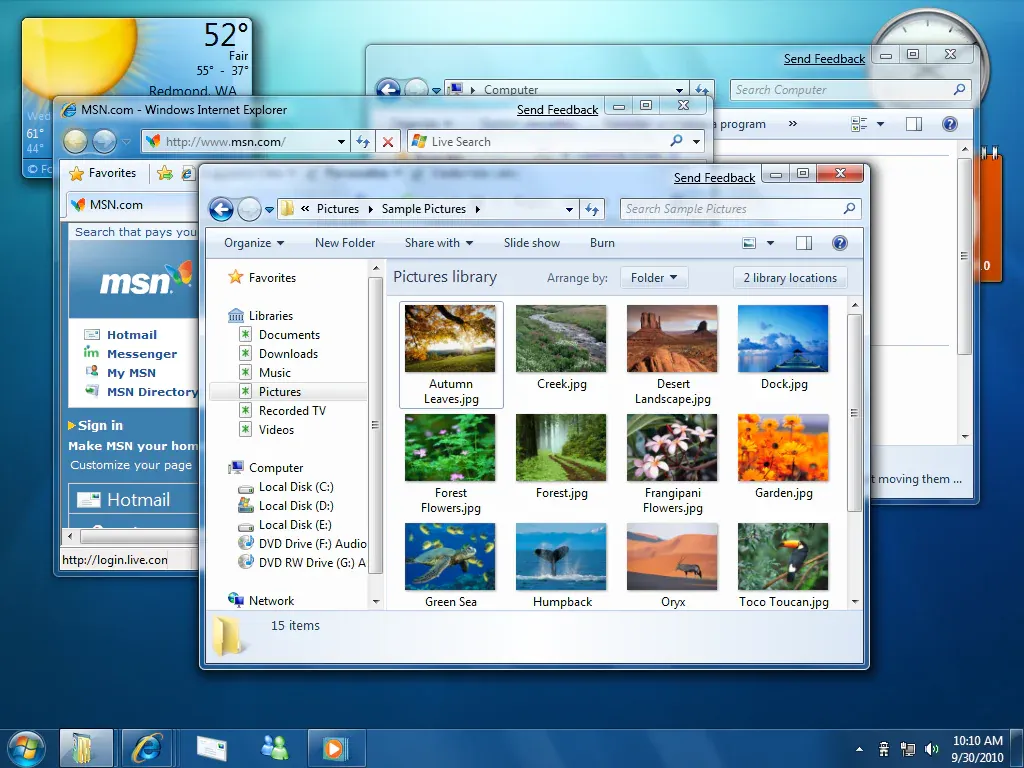 Windows 7 (2009- 2012)
