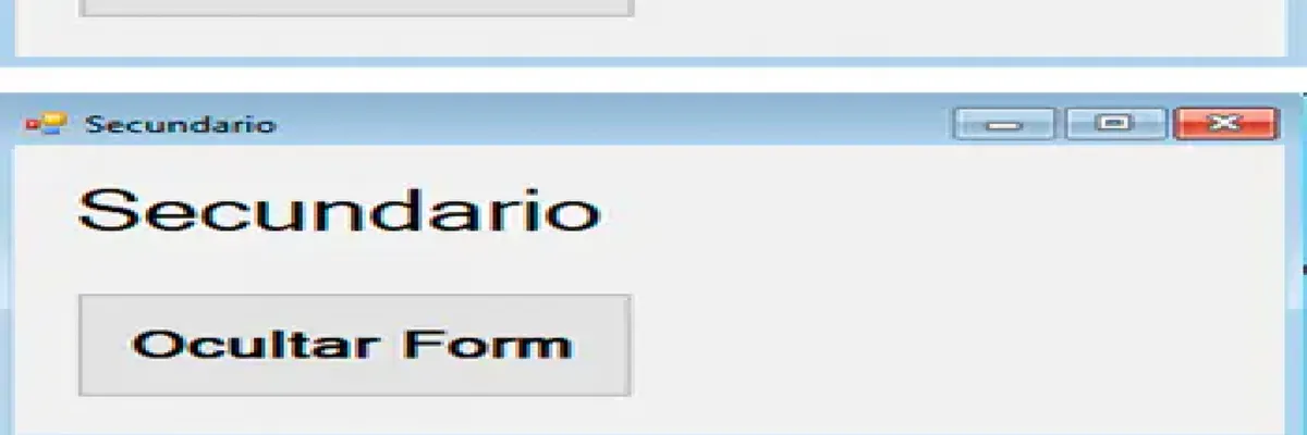 C# Windows Form: como exibir e ocultar formulário