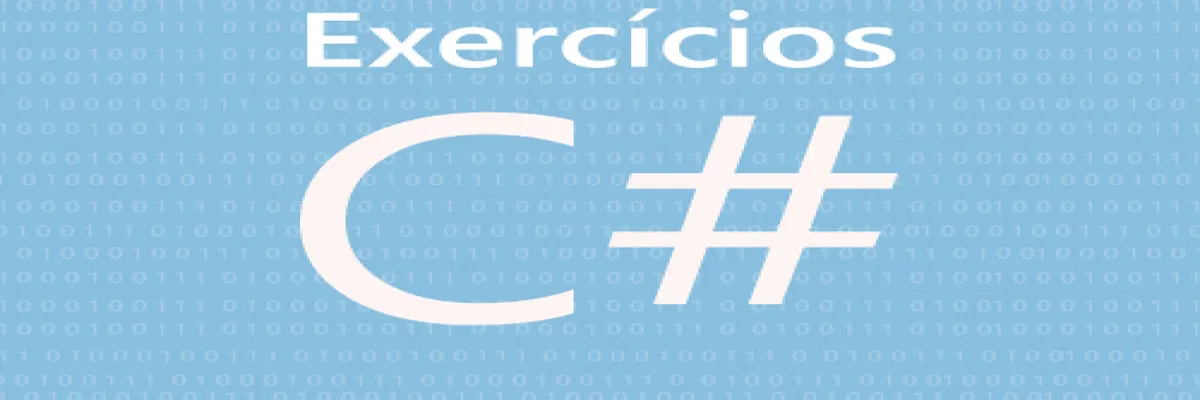 Lista de exercícios em C#