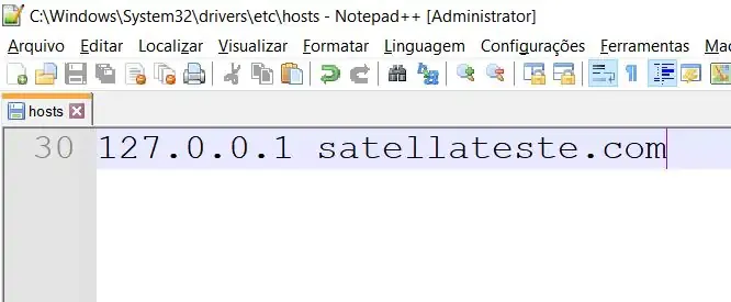 Configurando o arquivo Host no Windows 10.