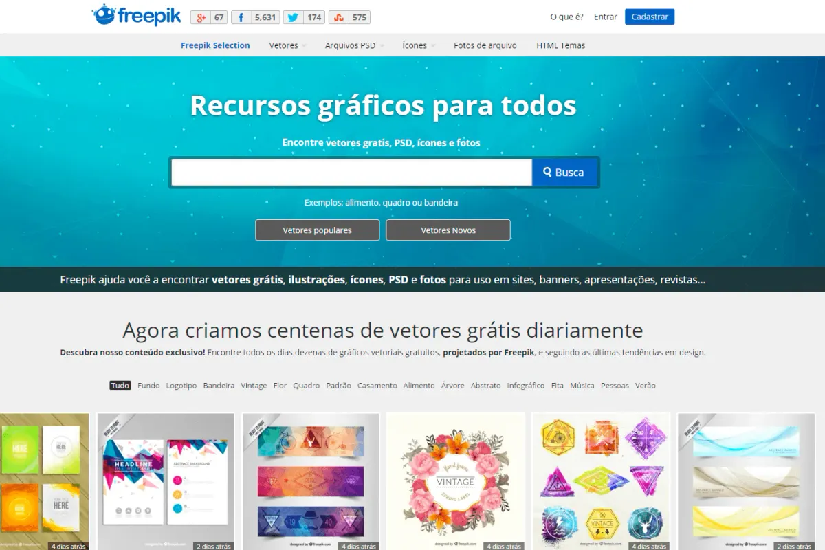 Freepik - Download vetores