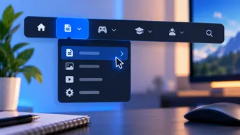 Criando menu horizontal Dropdown com HTML e CSS