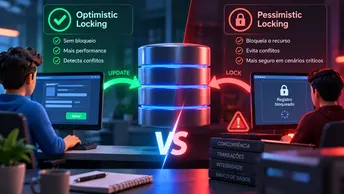 Optimistic vs Pessimistic Locking: Como garantir integridade em sistemas concorrentes