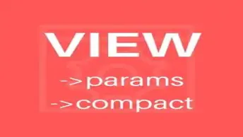 Como passar parâmetros para a view do Laravel