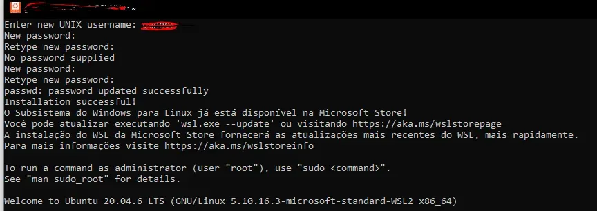 Instalando o Ubuntu no Windows.