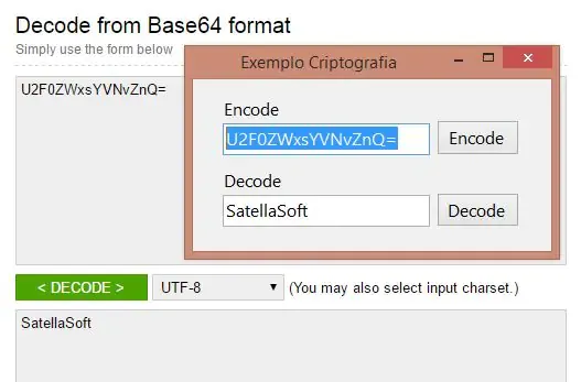 Criptografia base64 com C#